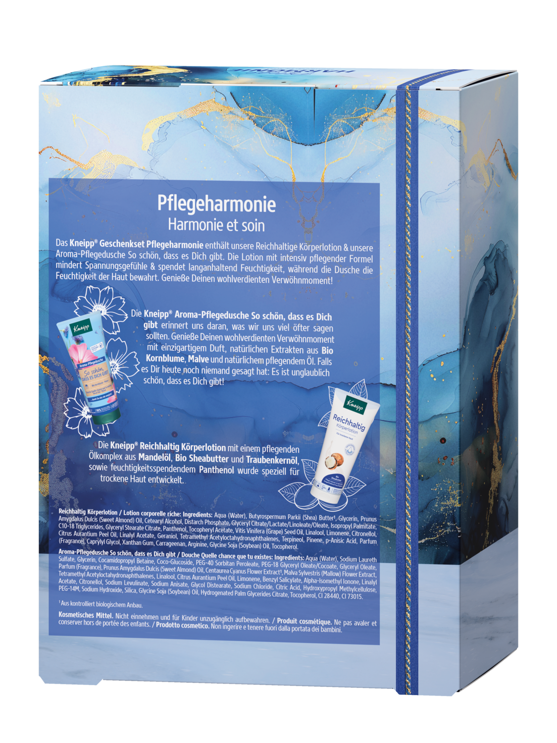 Kneipp Geschenkset Pflegeharmonie - R&uuml;ckansicht