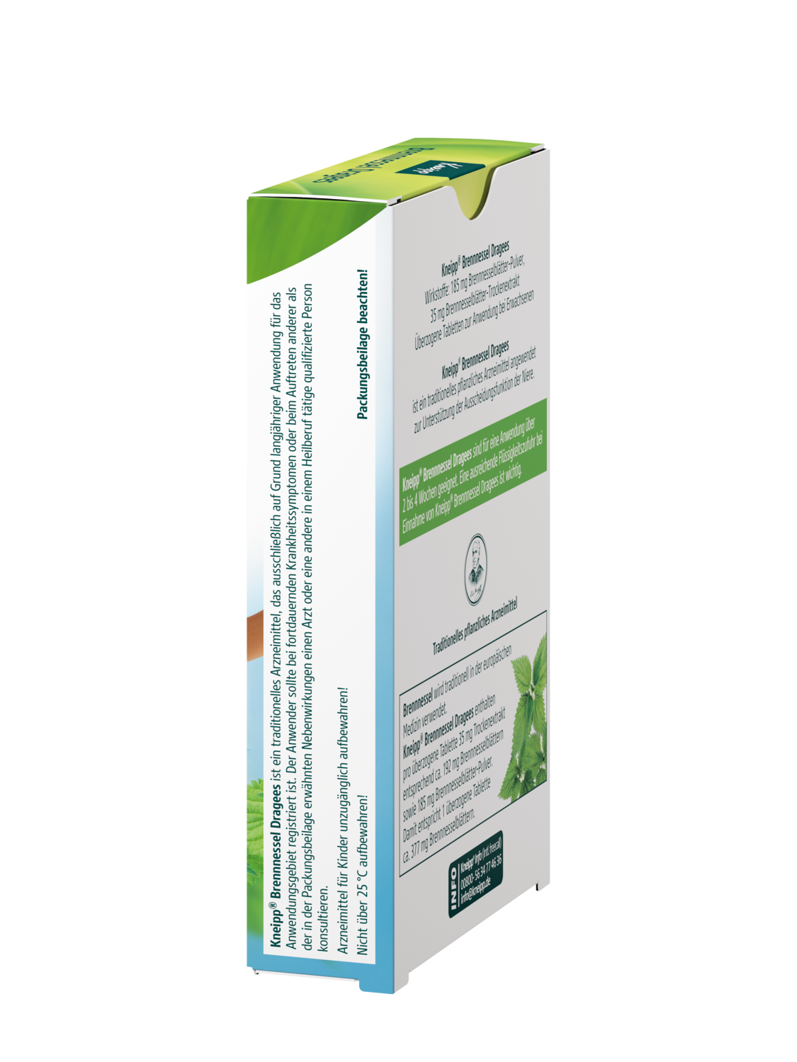 Kneipp Brennnessel Dragees 60ST - Linke Ansicht
