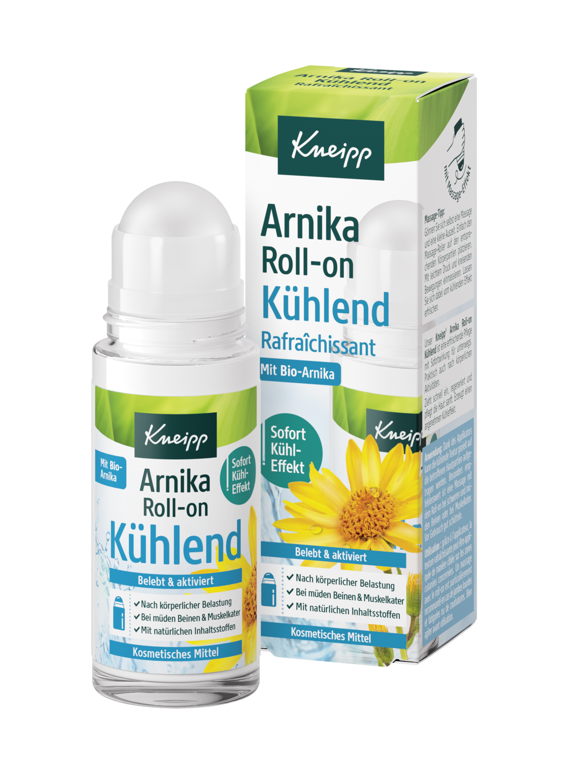 Arnika Roll-on K&uuml;hlend - Vorderansicht