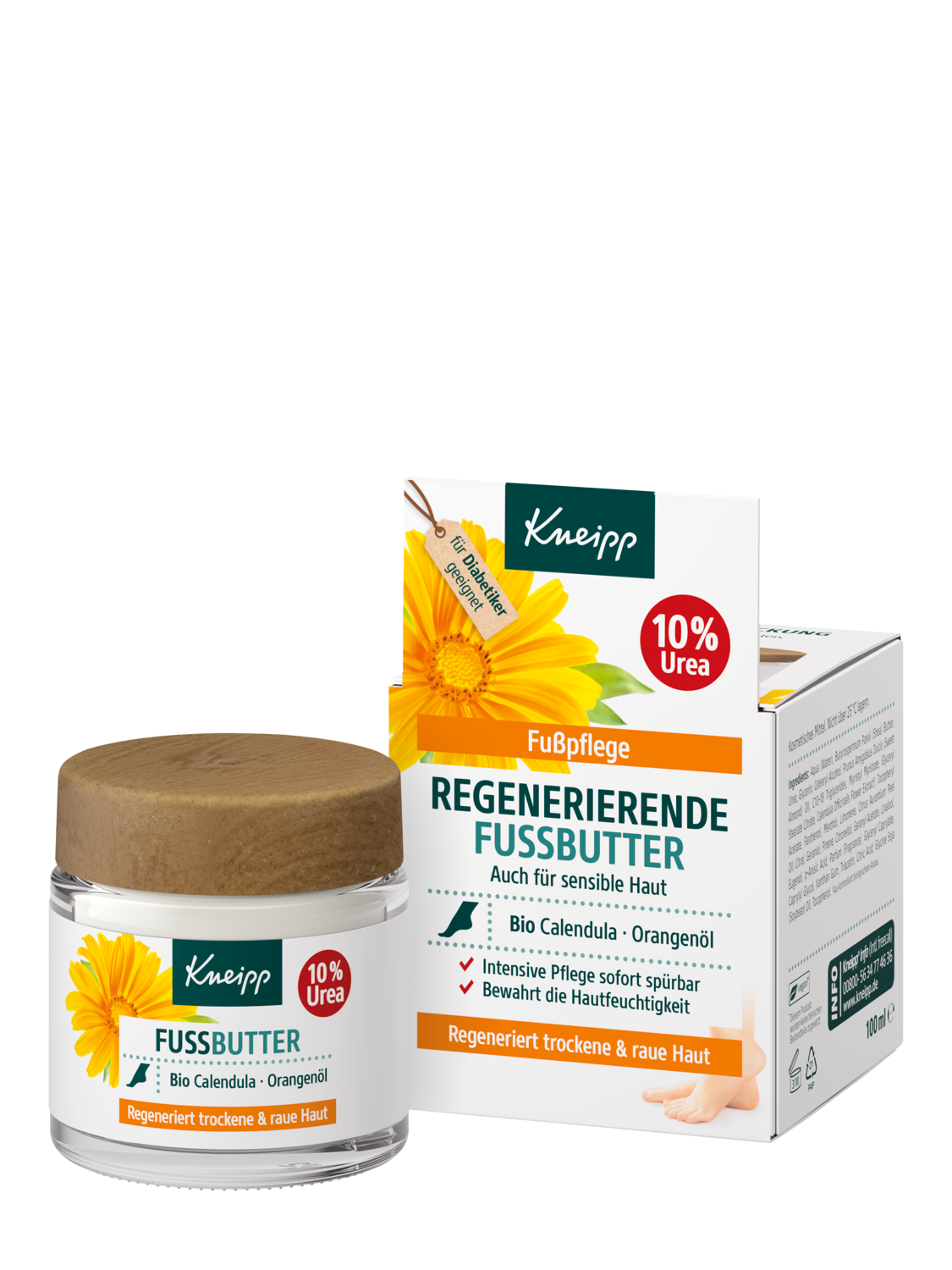 Regenerierende Fu&szlig;butter - Vorderansicht