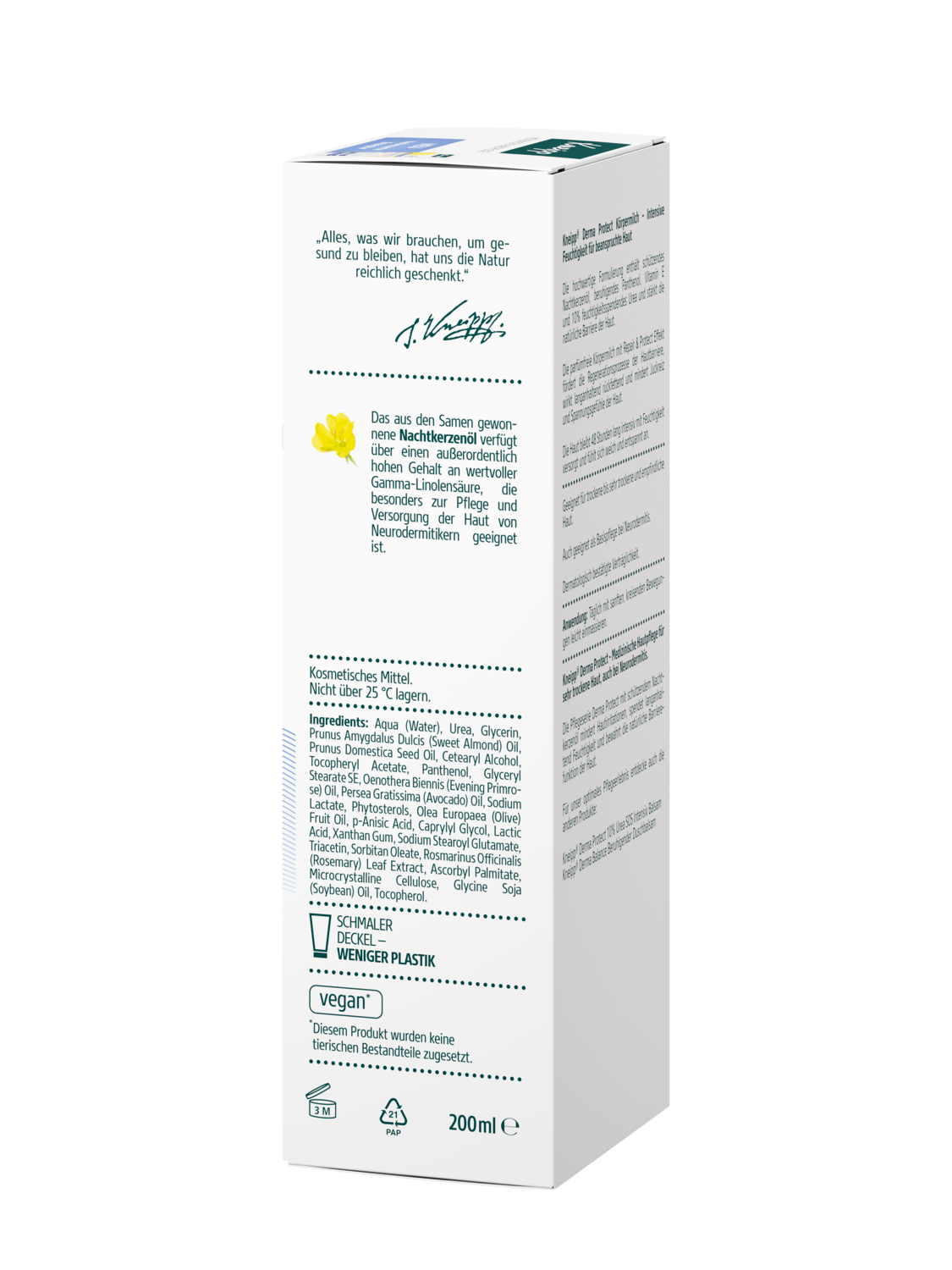 Kneipp Koerpermilch DermaProtect 200ML - Linke Ansicht