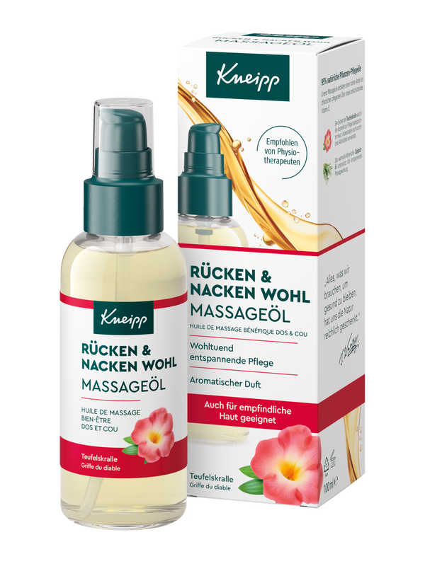 R&uuml;cken + Nacken Wohl Massage&ouml;l