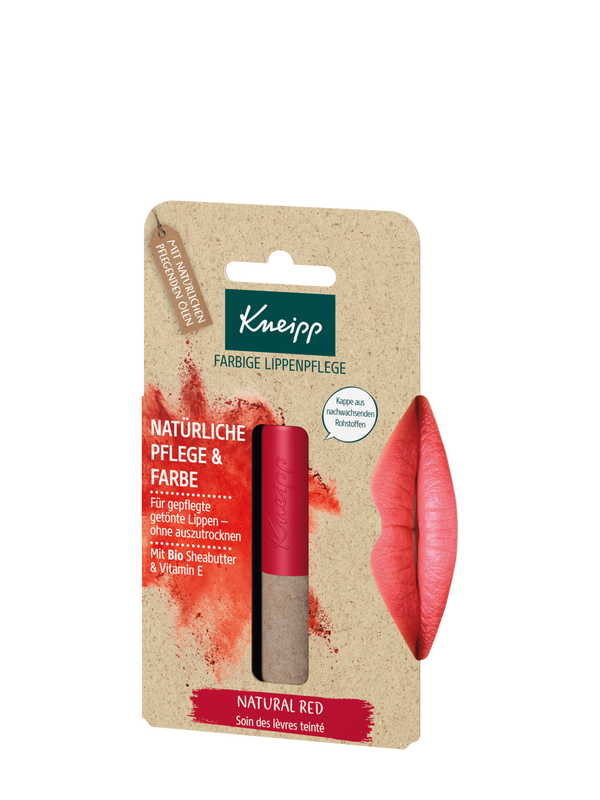 Farbige Lippenpflege Natural Red