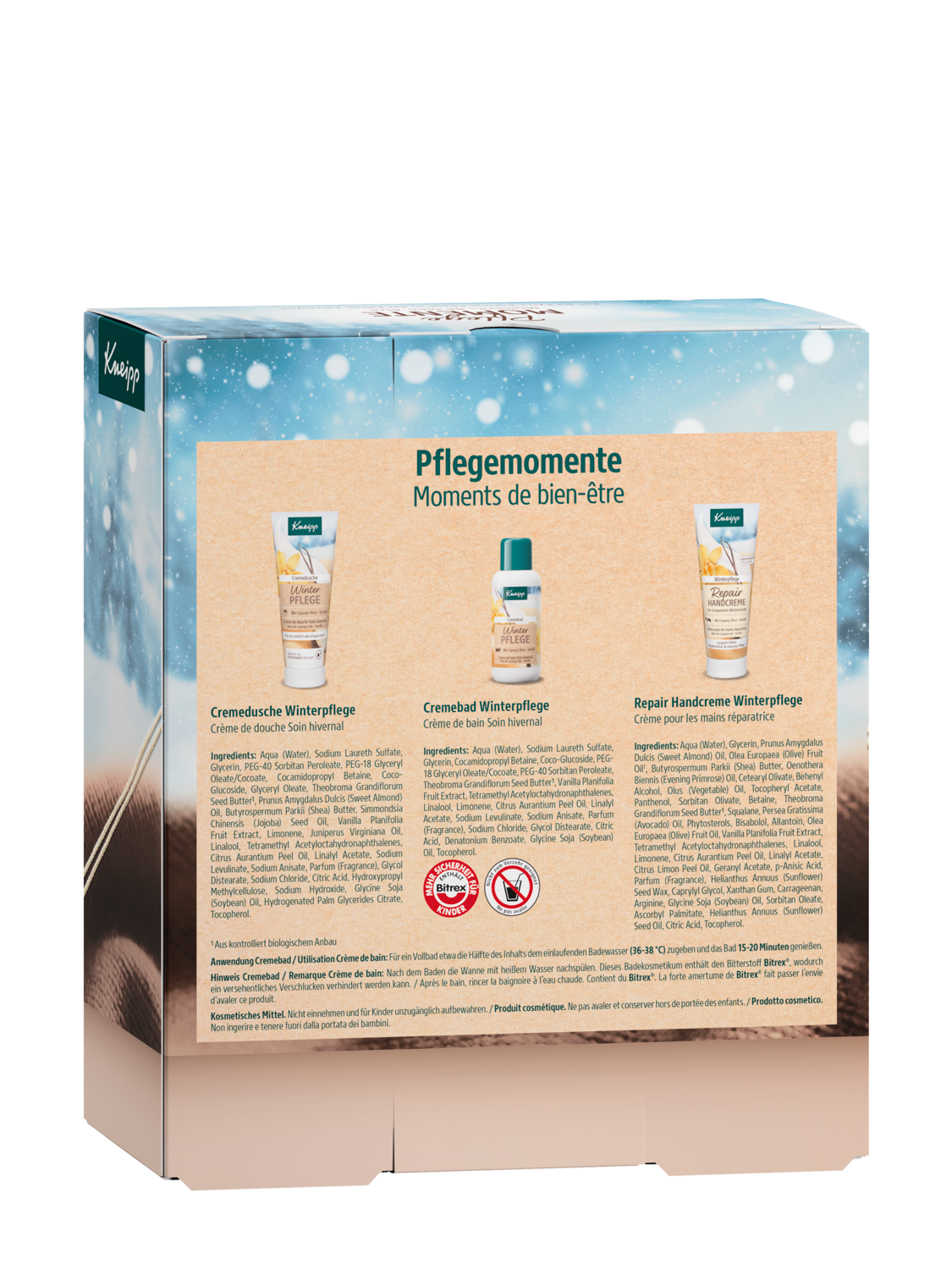 Kneipp Gechenkpackung Pflegemomente - R&uuml;ckansicht