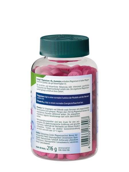 Magnesium + B12 Gummies - Linke Ansicht