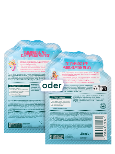 Naturkind Schaumbad Regenbogen-Nixe - Rückansicht