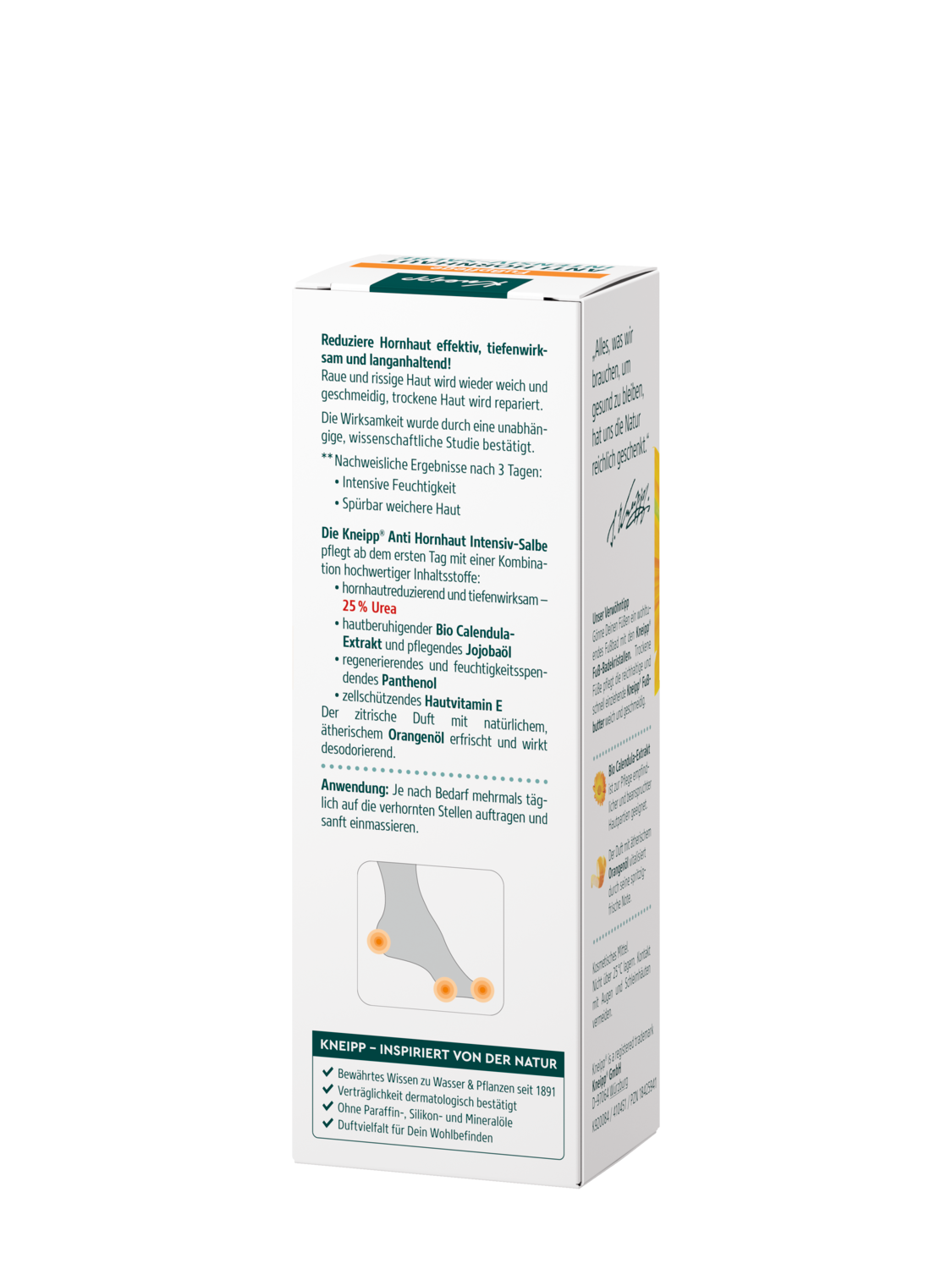 Kneipp Anti Hornhaut Intensiv Salbe 75ml - R&uuml;ckansicht