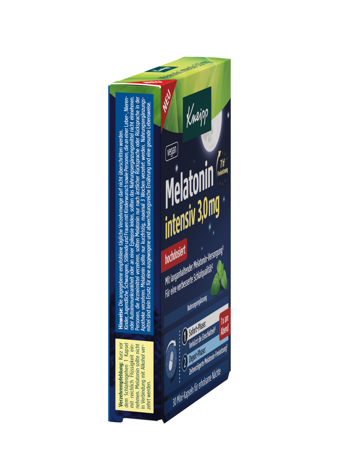 Kneipp Melatonin Intensiv 3mg 30ST - Rechte Ansicht