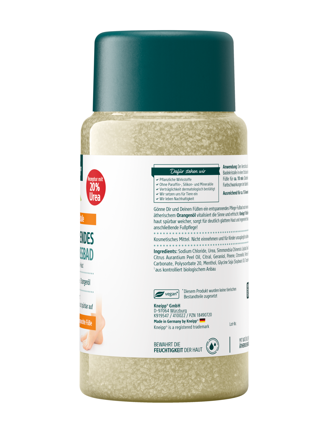 Vitalisierendes Pflege-Fu&szlig;bad - Rechte Ansicht