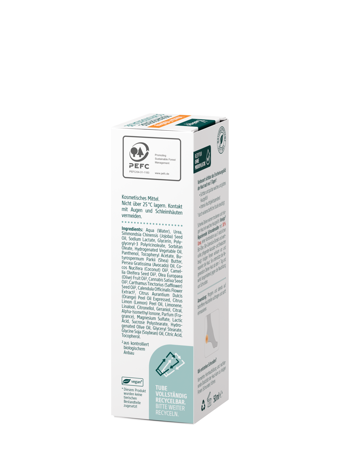 Reparierende Schrundensalbe - Linke Ansicht