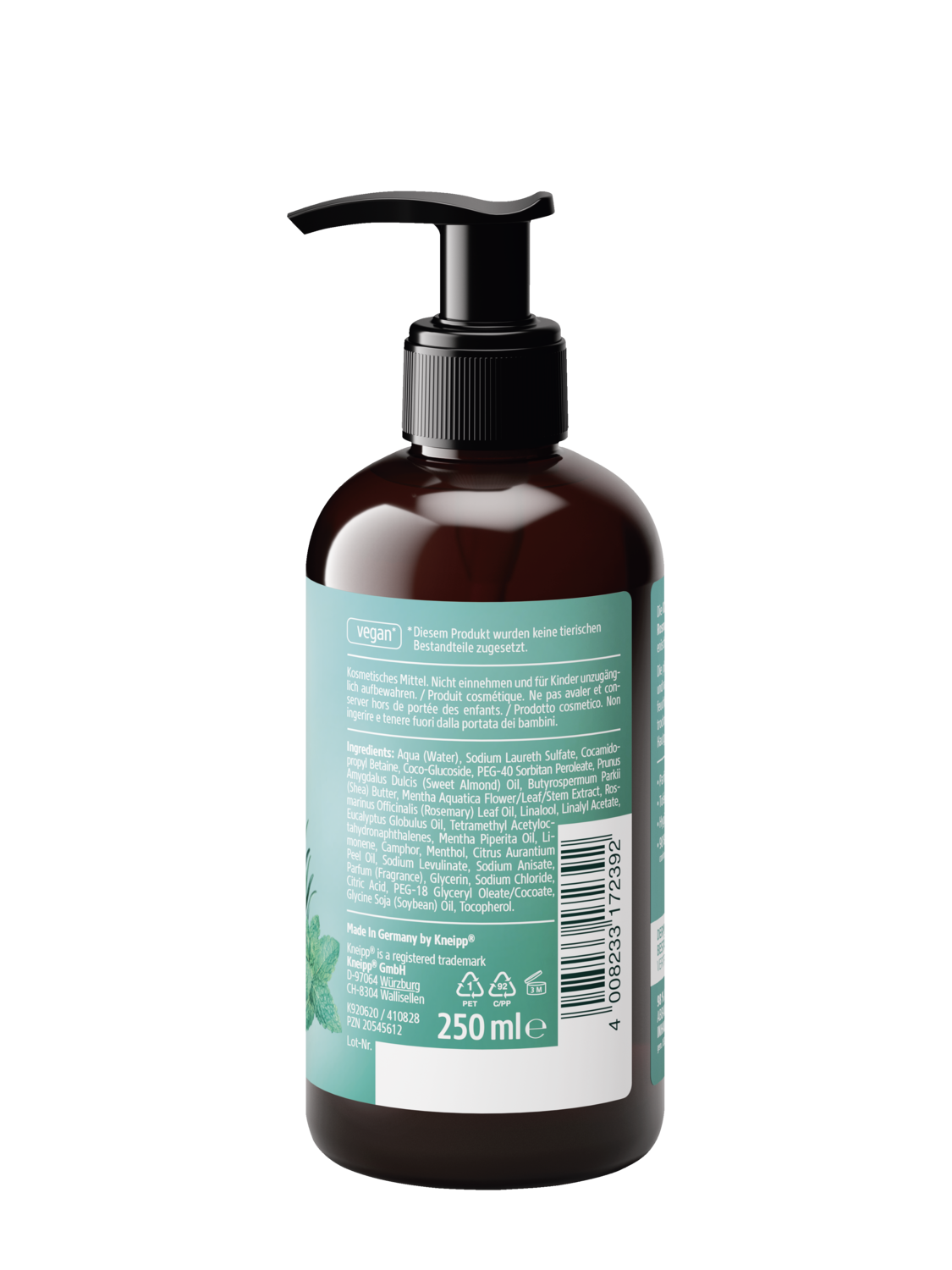 Frische Aromaseife Wasserminze & Rosmarin - Rechte Ansicht