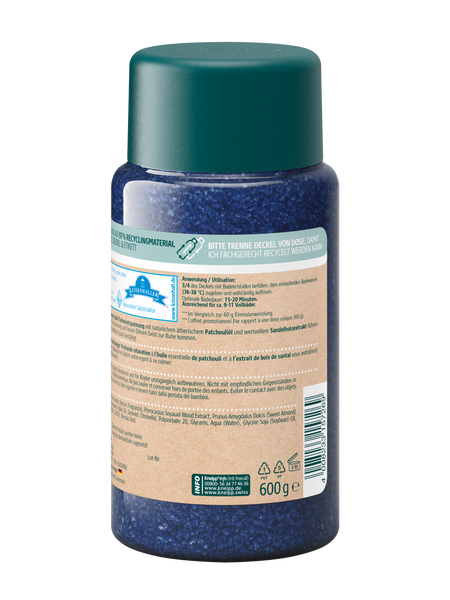 Badekristalle Tiefenentspannung - Rückansicht