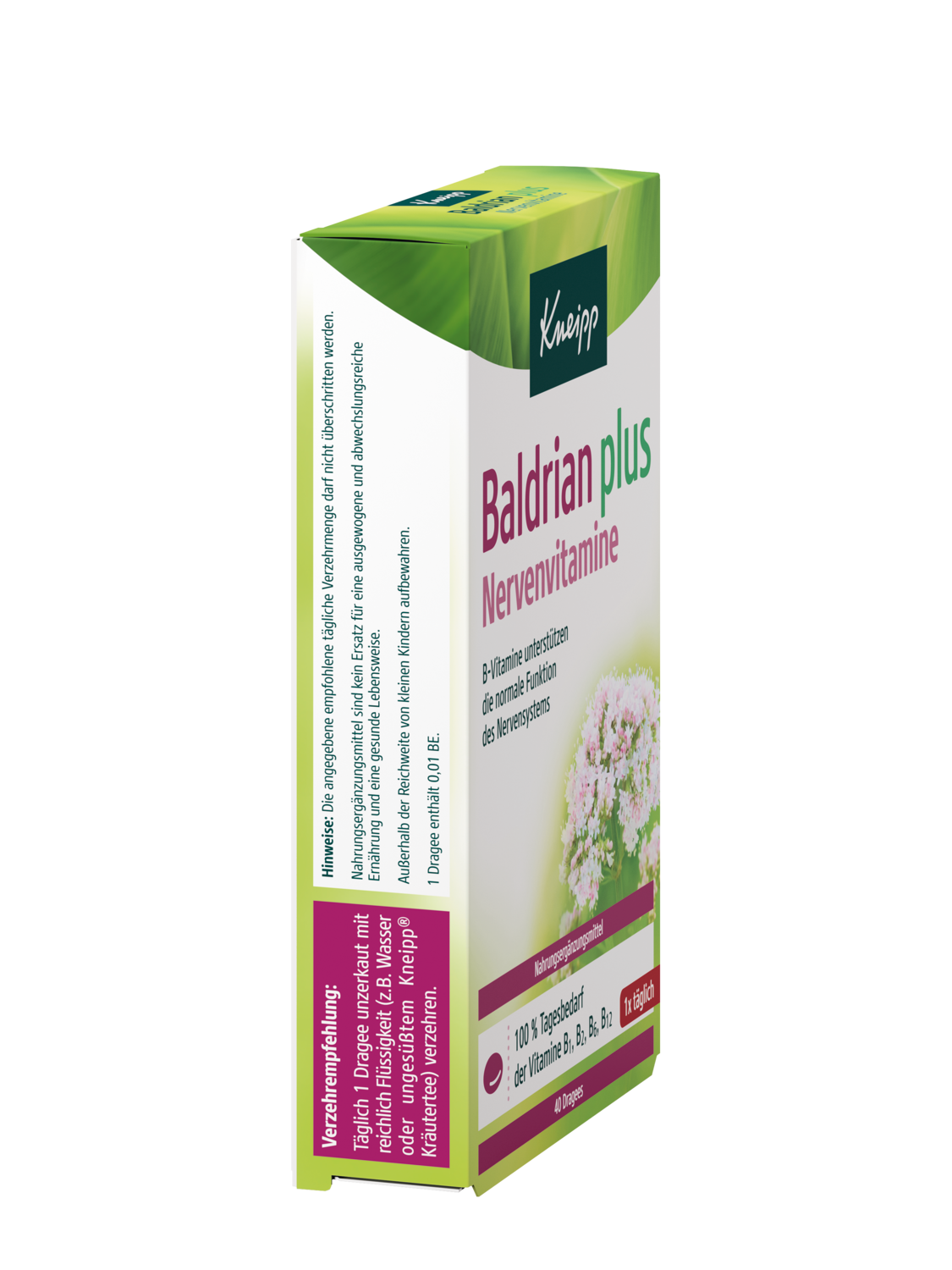 Baldrian plus Nervenvitamine  - Rechte Ansicht