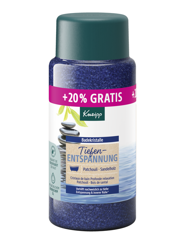 Badekristalle Tiefenentspannung