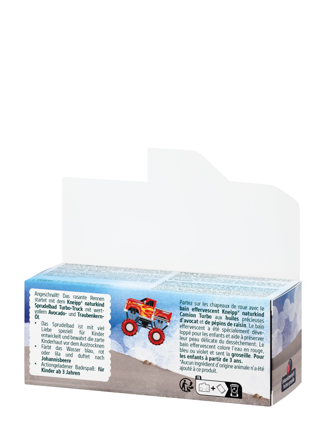 Naturkind Sprudelbad Turbo-Truck - R&uuml;ckansicht