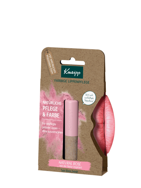 Farbige Lippenpflege Natural Rosé - Rechte Ansicht