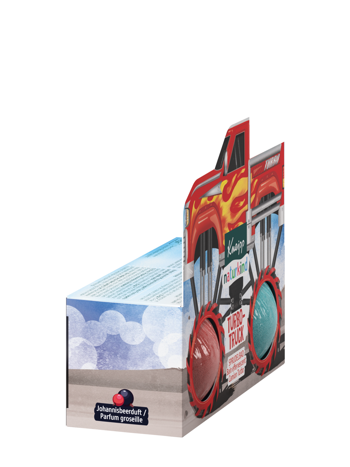 Naturkind Sprudelbad Turbo-Truck - Rechte Ansicht