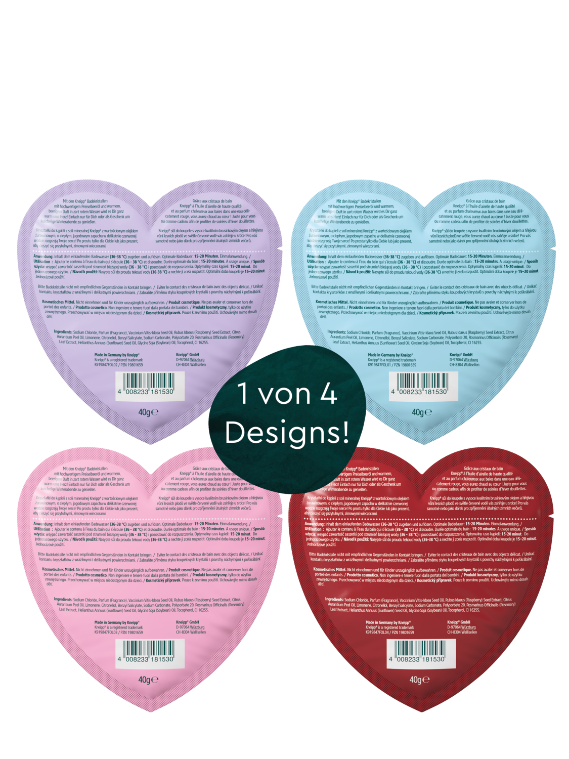 Badekristalle Herzensbotschaft - R&uuml;ckansicht