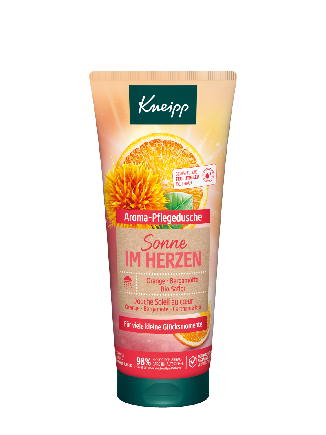 Kneipp Dusche Sonne im Herzen 200ml - Vorderansicht