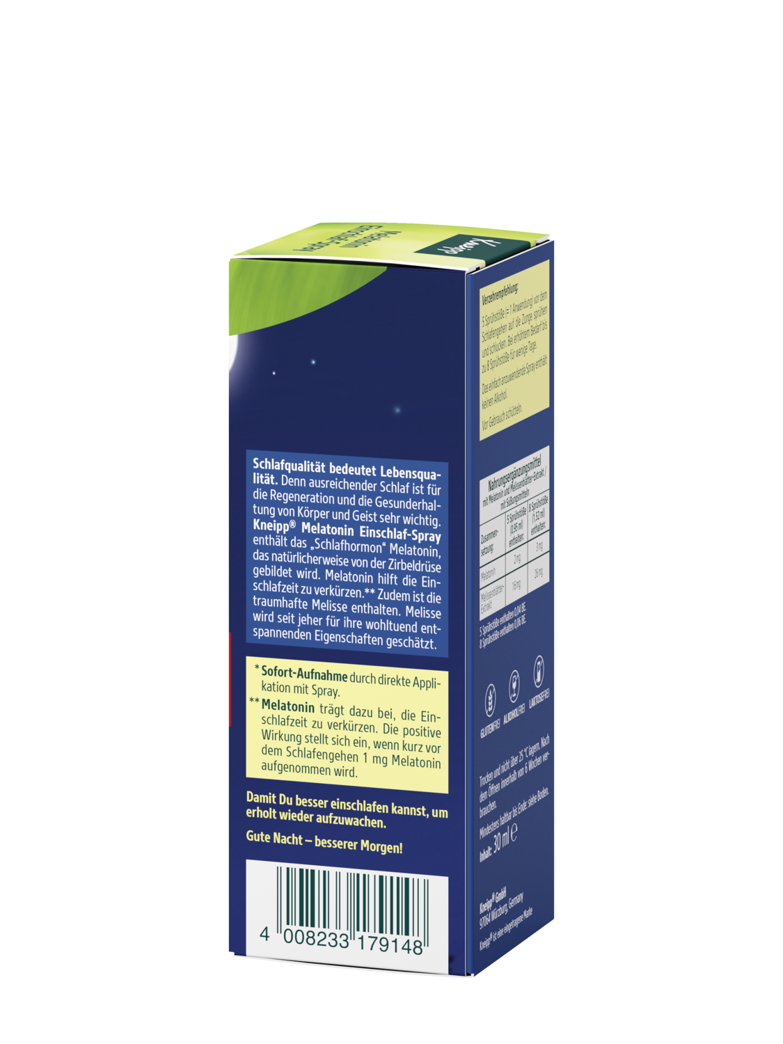 Melatonin Einschlaf-Spray - Linke Ansicht