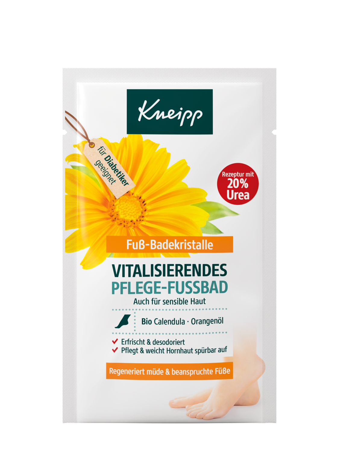 Kneipp Fu&szlig;badekristalle 40g - Vorderansicht
