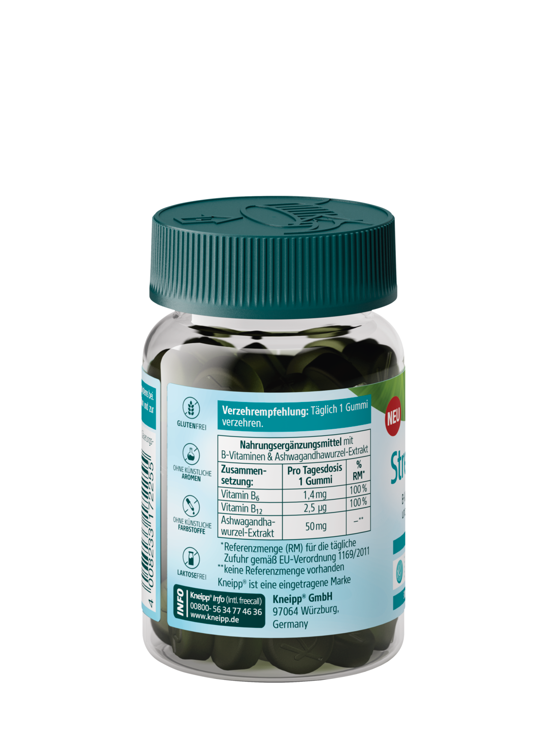 Stress Balance Gummies - R&uuml;ckansicht