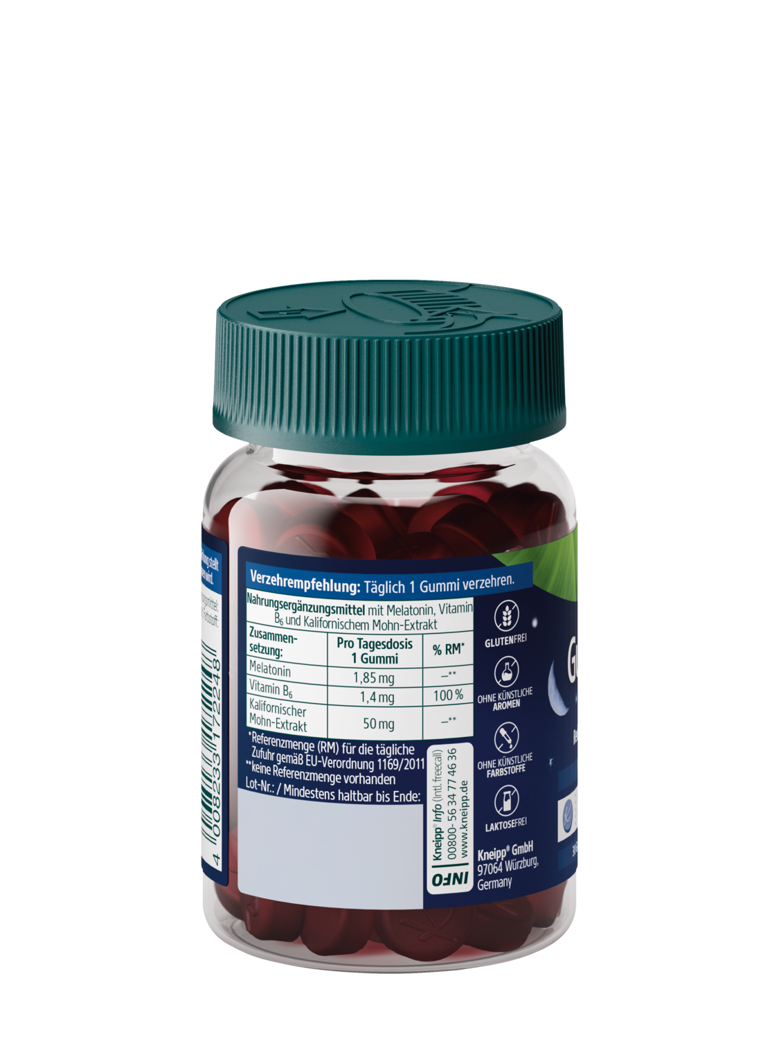 Gute Nacht Gummies - R&uuml;ckansicht