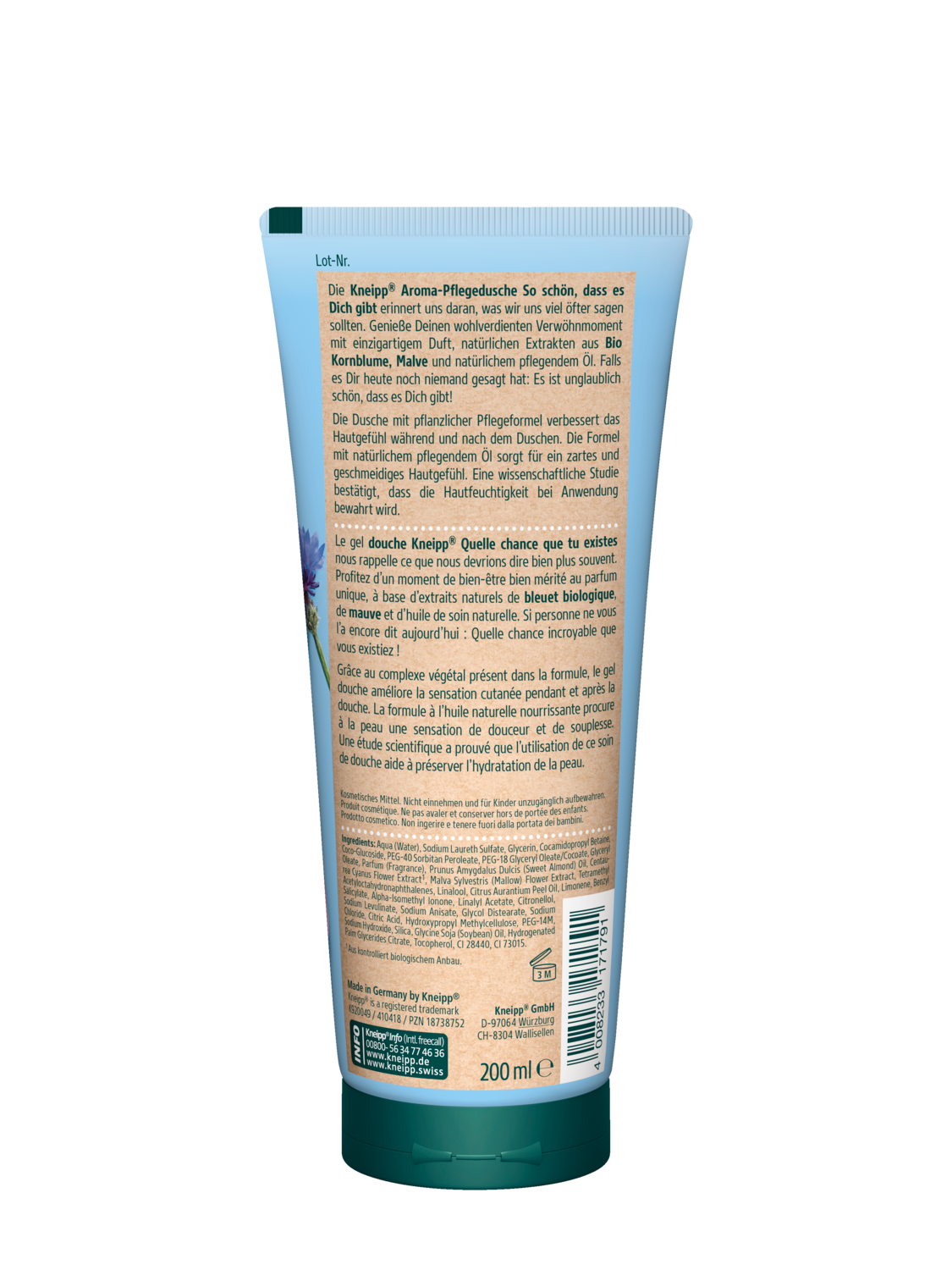Kneipp Dusche So Schoen Dass Es Dich Gibt 200ML - R&uuml;ckansicht