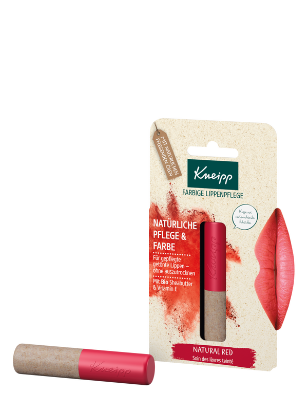 Farbige Lippenpflege Natural Red