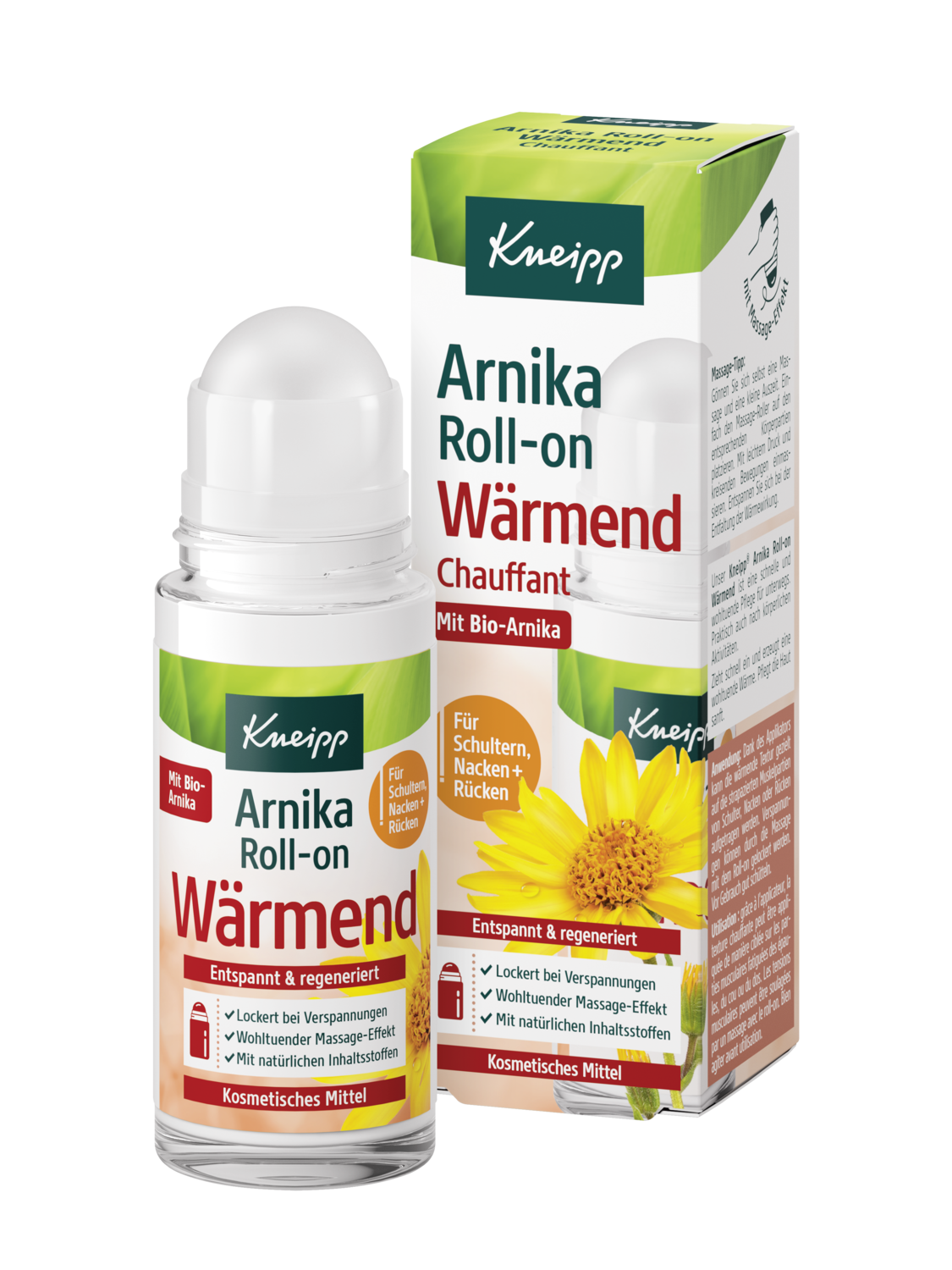 Kneipp Arnika RollOn Waermend 50ml - Vorderansicht