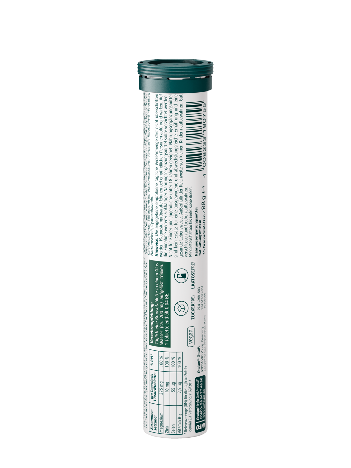 Kneipp M&auml;nner Mineralstoffe - R&uuml;ckansicht