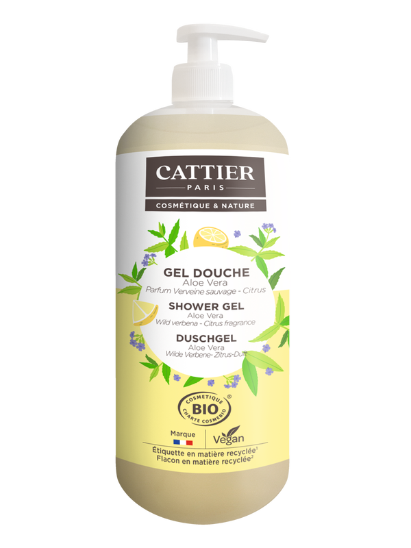 Cattier Duschgel frisch - Wilde Verbena & Zitrus