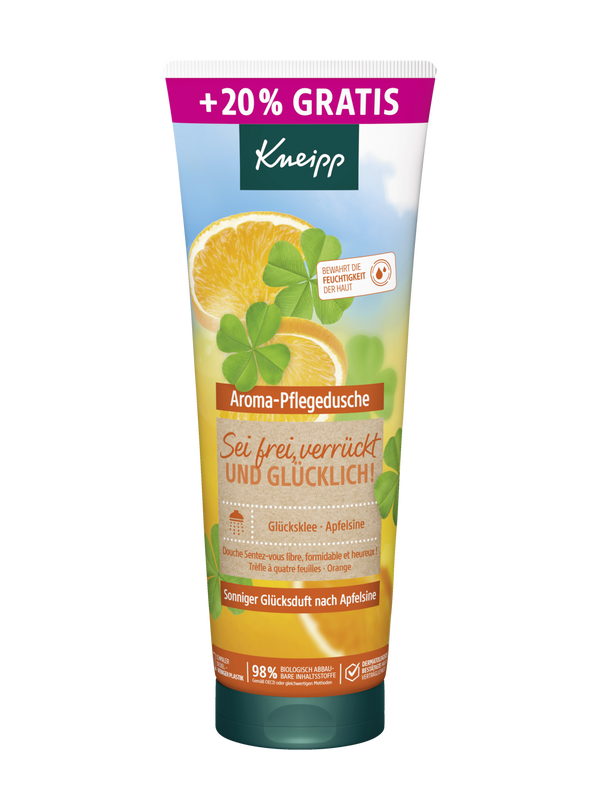 Aroma-Pflegedusche Sei frei, verr&uuml;ckt und gl&uuml;cklich + 20% gratis