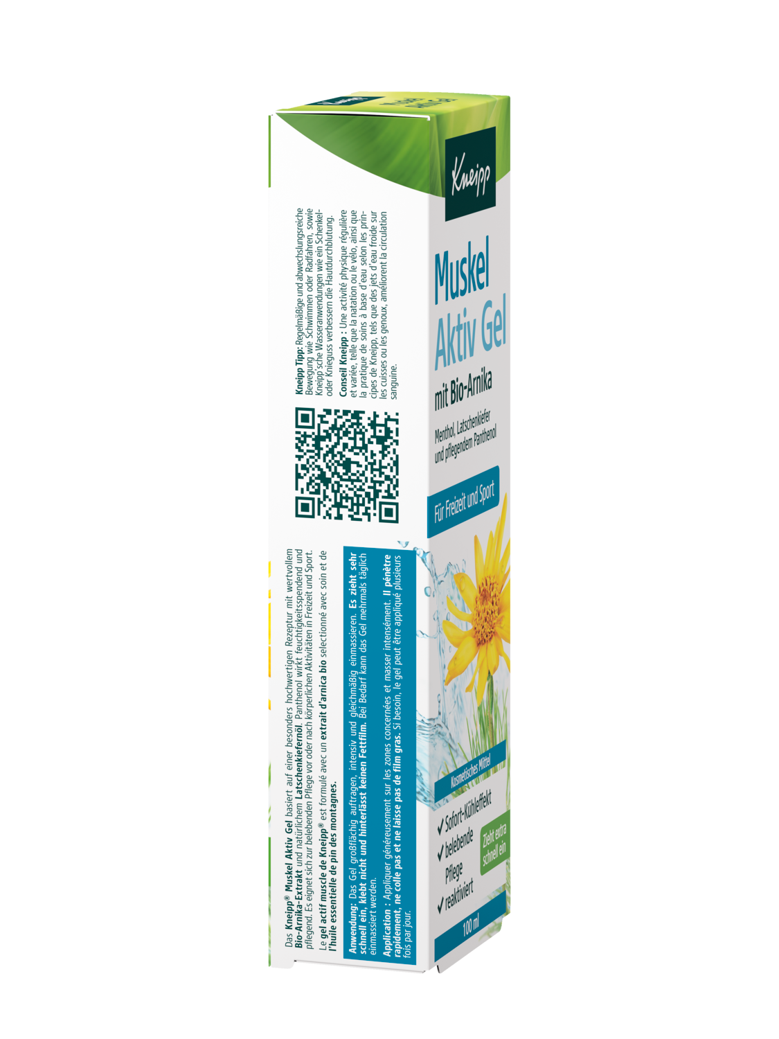 Kneipp Muskel Aktiv Gel 100ml - Rechte Ansicht