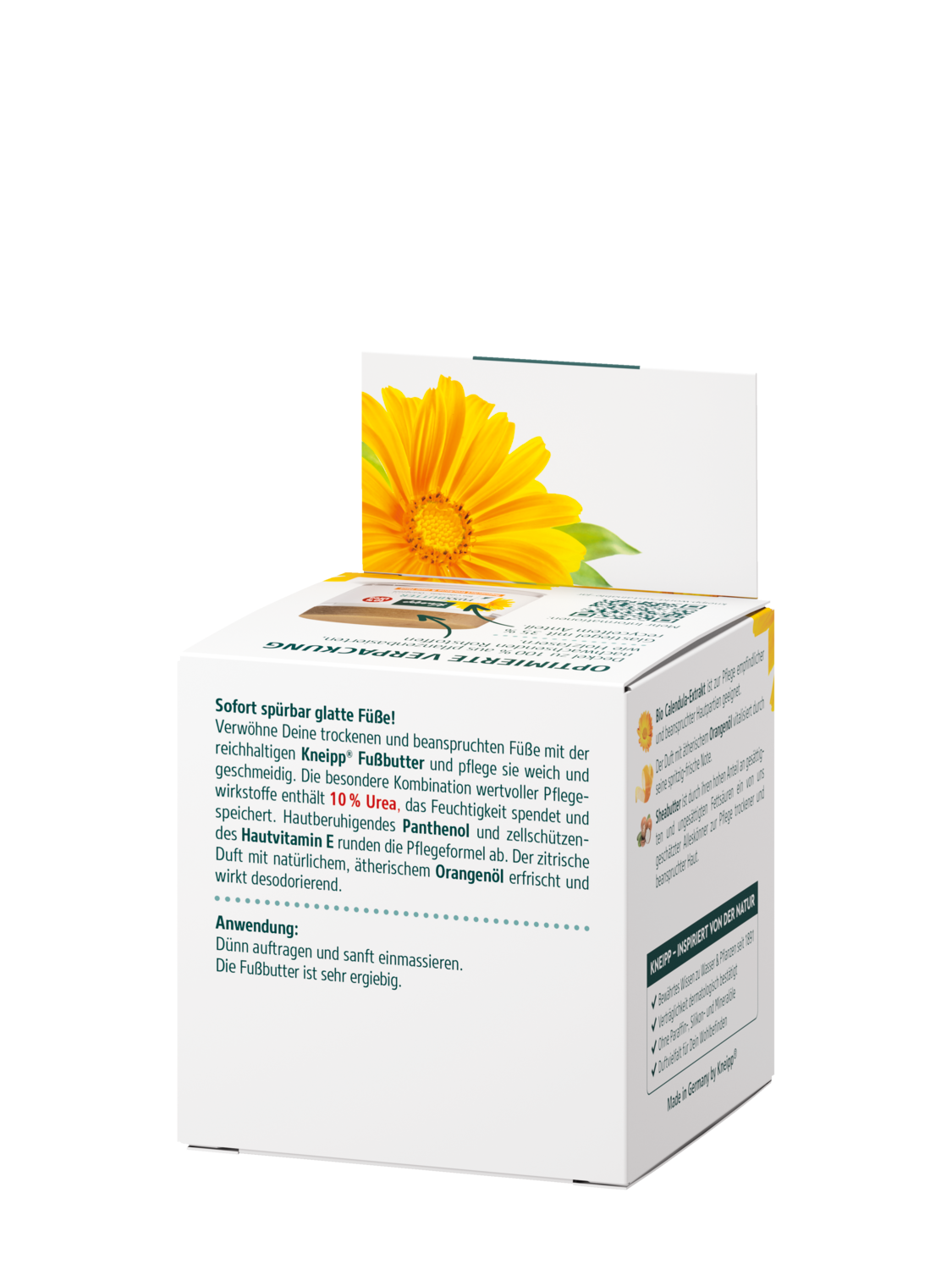 Regenerierende Fu&szlig;butter - R&uuml;ckansicht