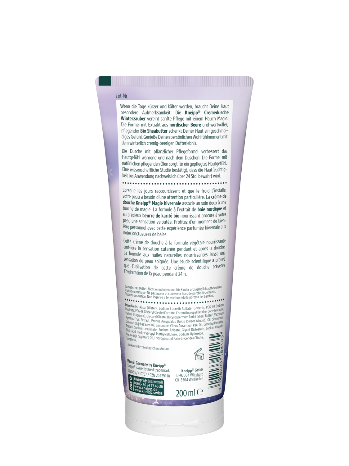 Kneipp Cremedusche Winterzauber - R&uuml;ckansicht