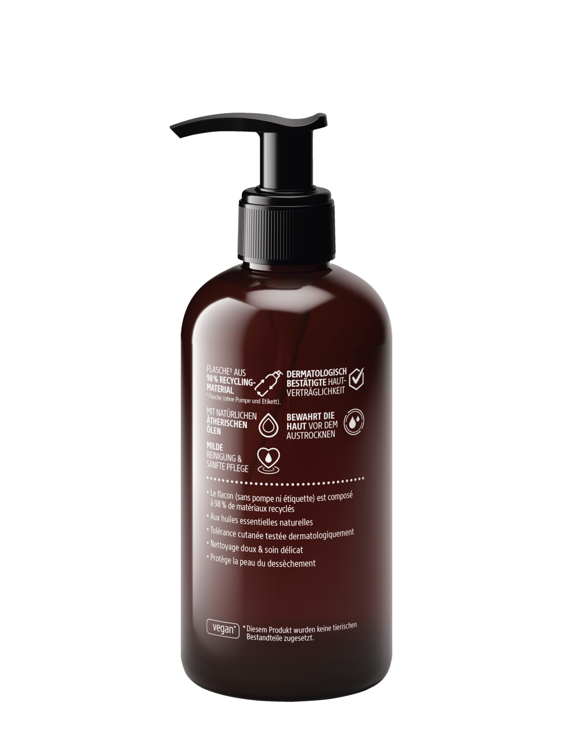 Milde Aroma-Pflegeseife Wasserminze Rosmarin - R&uuml;ckansicht