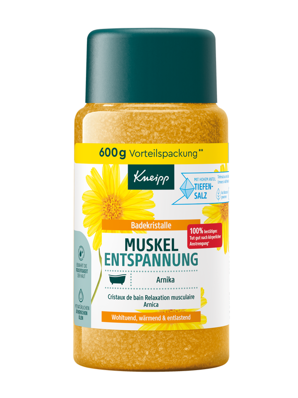 Badekristalle Muskel Entspannung
