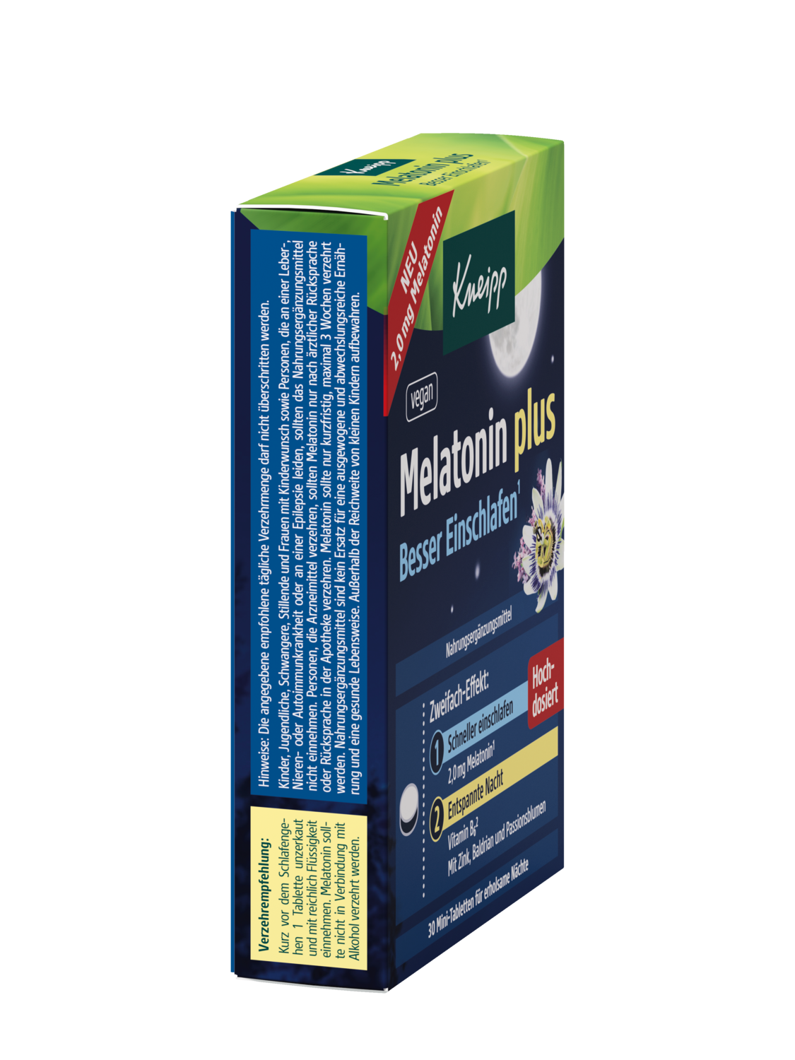 Melatonin plus - besser einschlafen - Rechte Ansicht