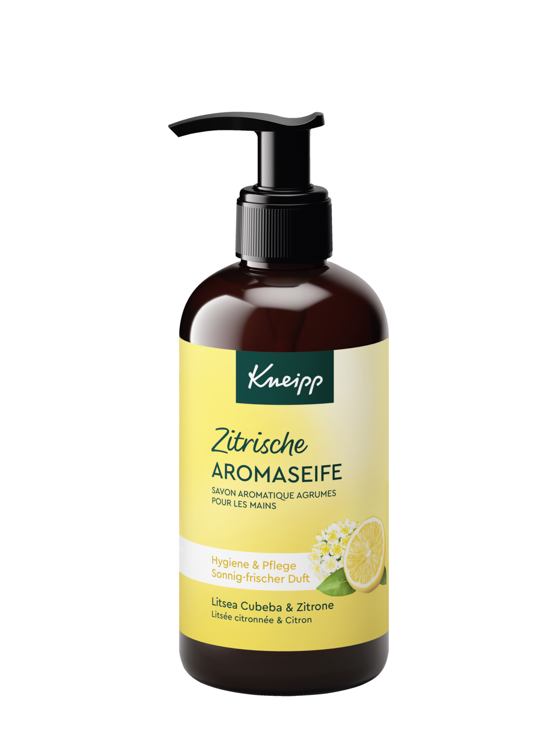 Zitrische Aromaseife Litsea Cubeba & Zitrone - Vorderansicht