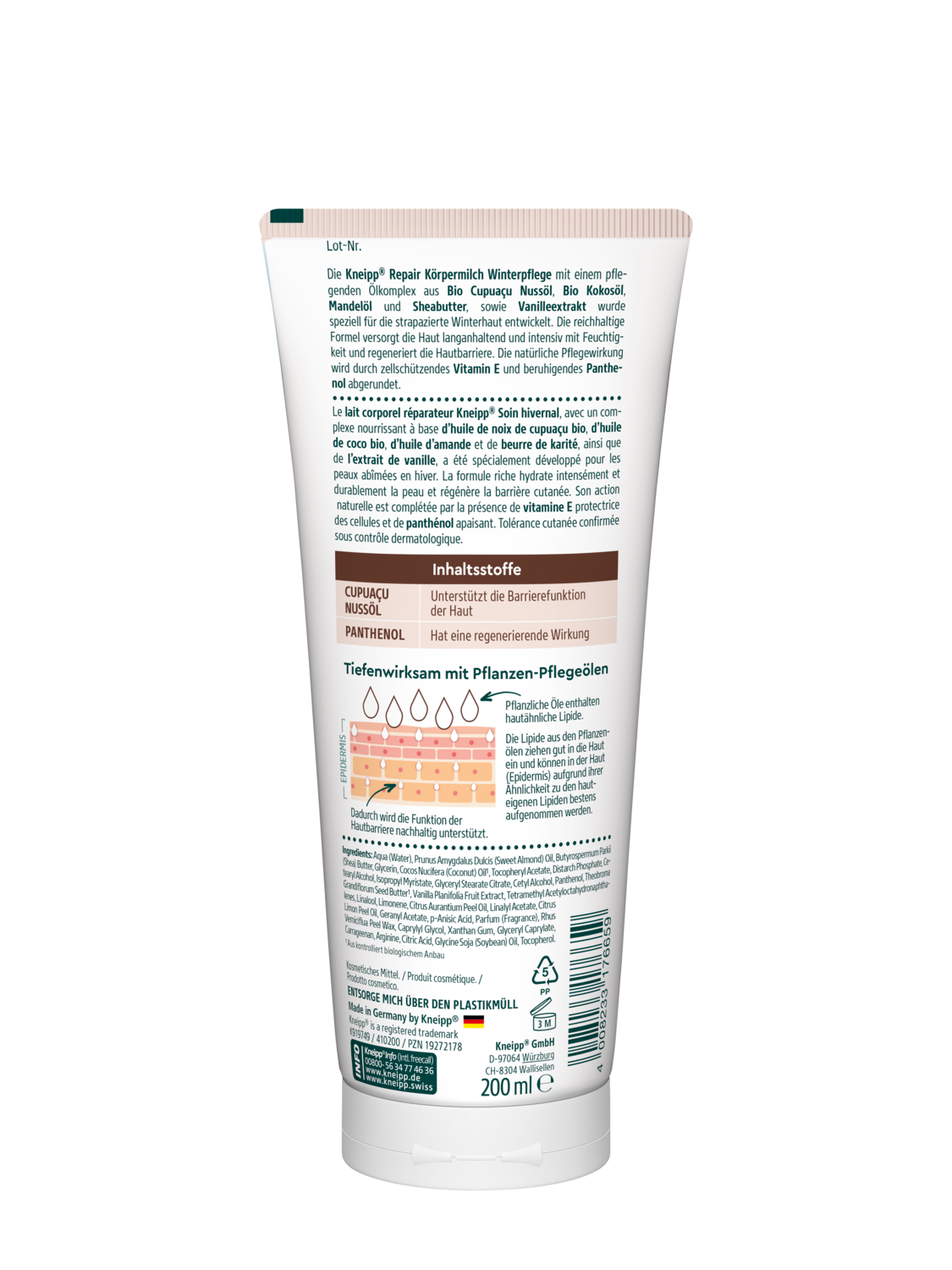 Repair K&ouml;rpermilch Winterpflege - Linke Ansicht