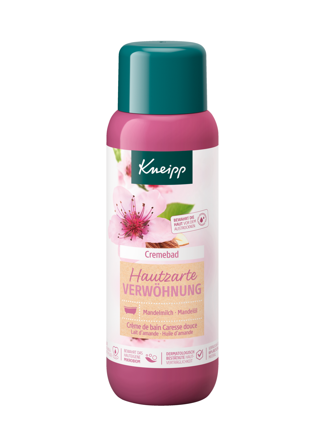 Kneipp Cremebad Hautzarte Verwoehnung 400ml - Vorderansicht
