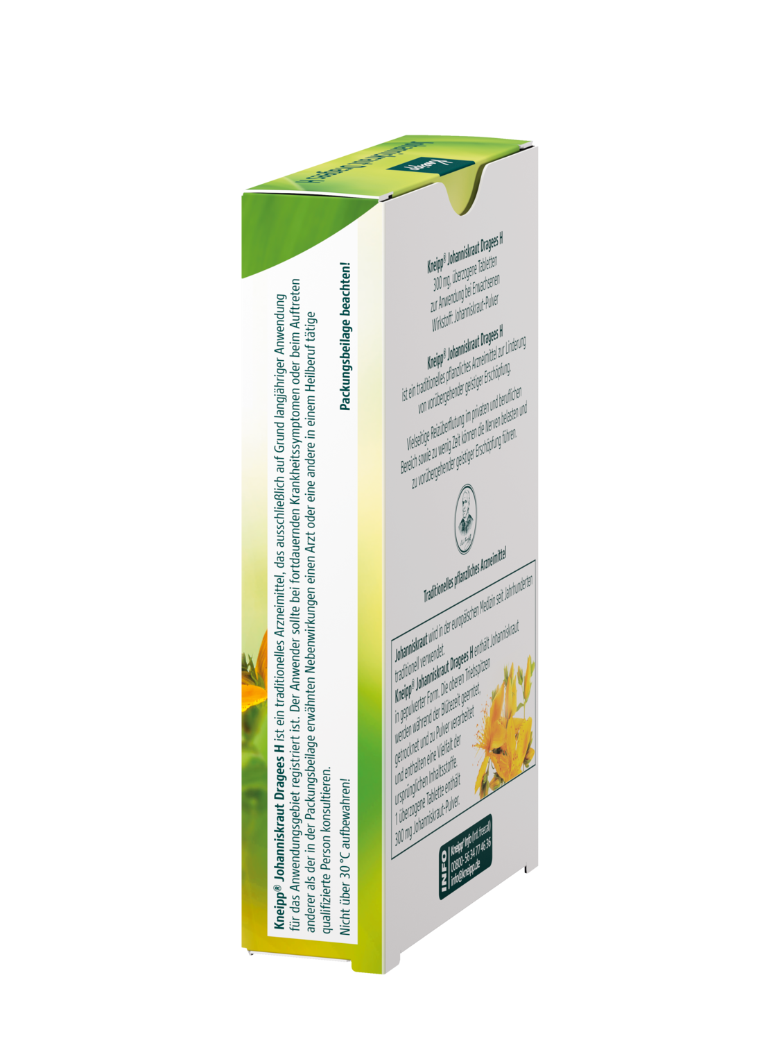 Kneipp Johanniskraut Dragees H - Linke Ansicht