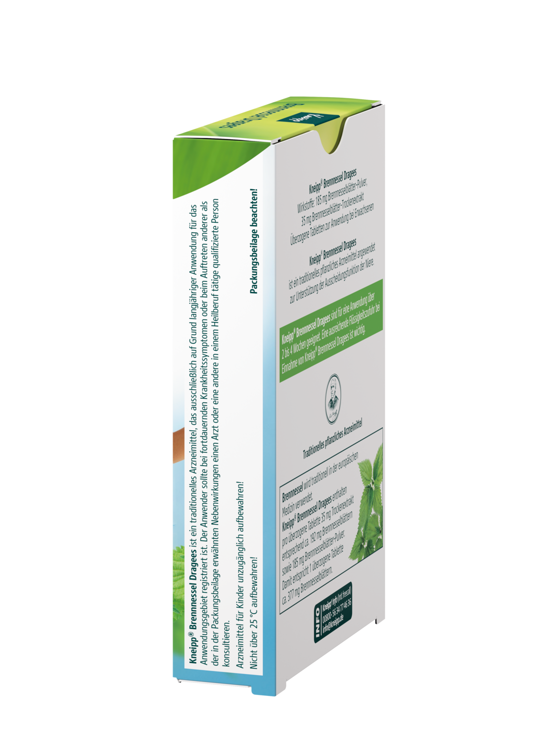 Kneipp Brennnessel Dragees - Linke Ansicht