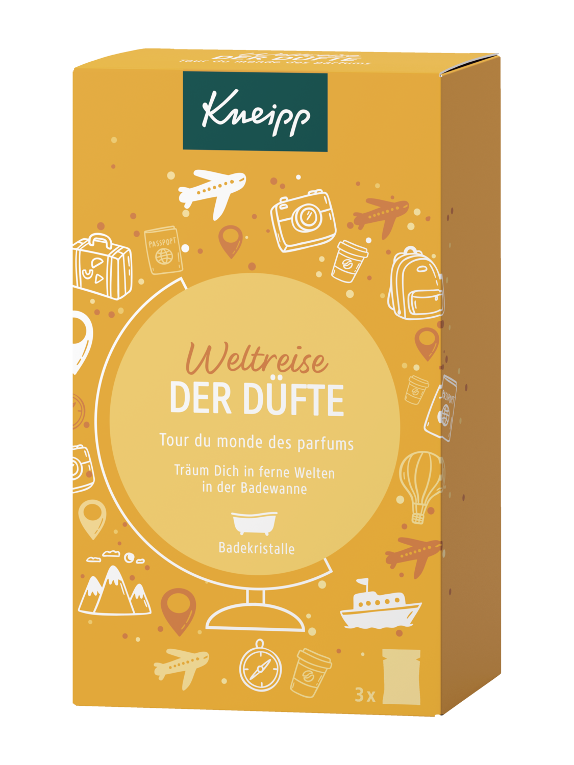 Geschenkset Weltreise der D&uuml;fte - Vorderansicht