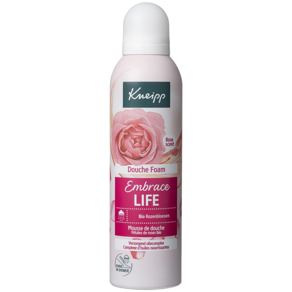 Schaum-Dusche Embrace Life Rosenbl&uuml;te