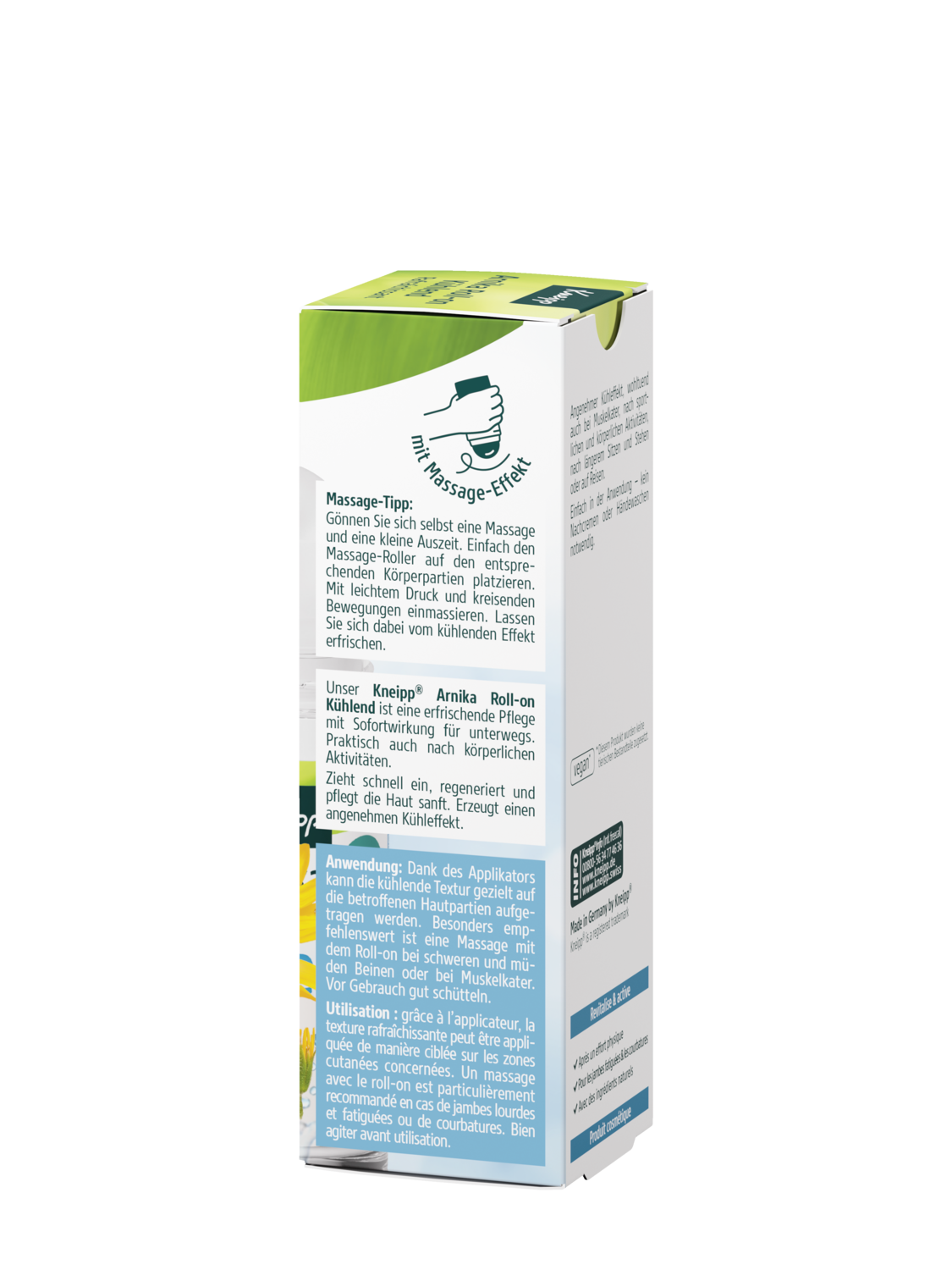 Arnika Roll-on K&uuml;hlend - Linke Ansicht