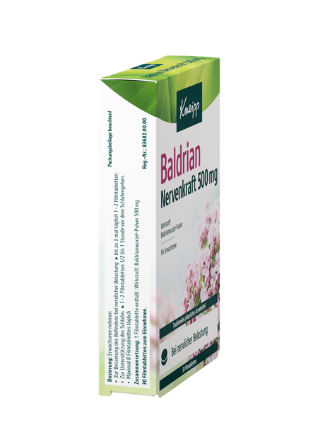 Kneipp Baldrian Nervenkraft 500 mg - Rechte Ansicht