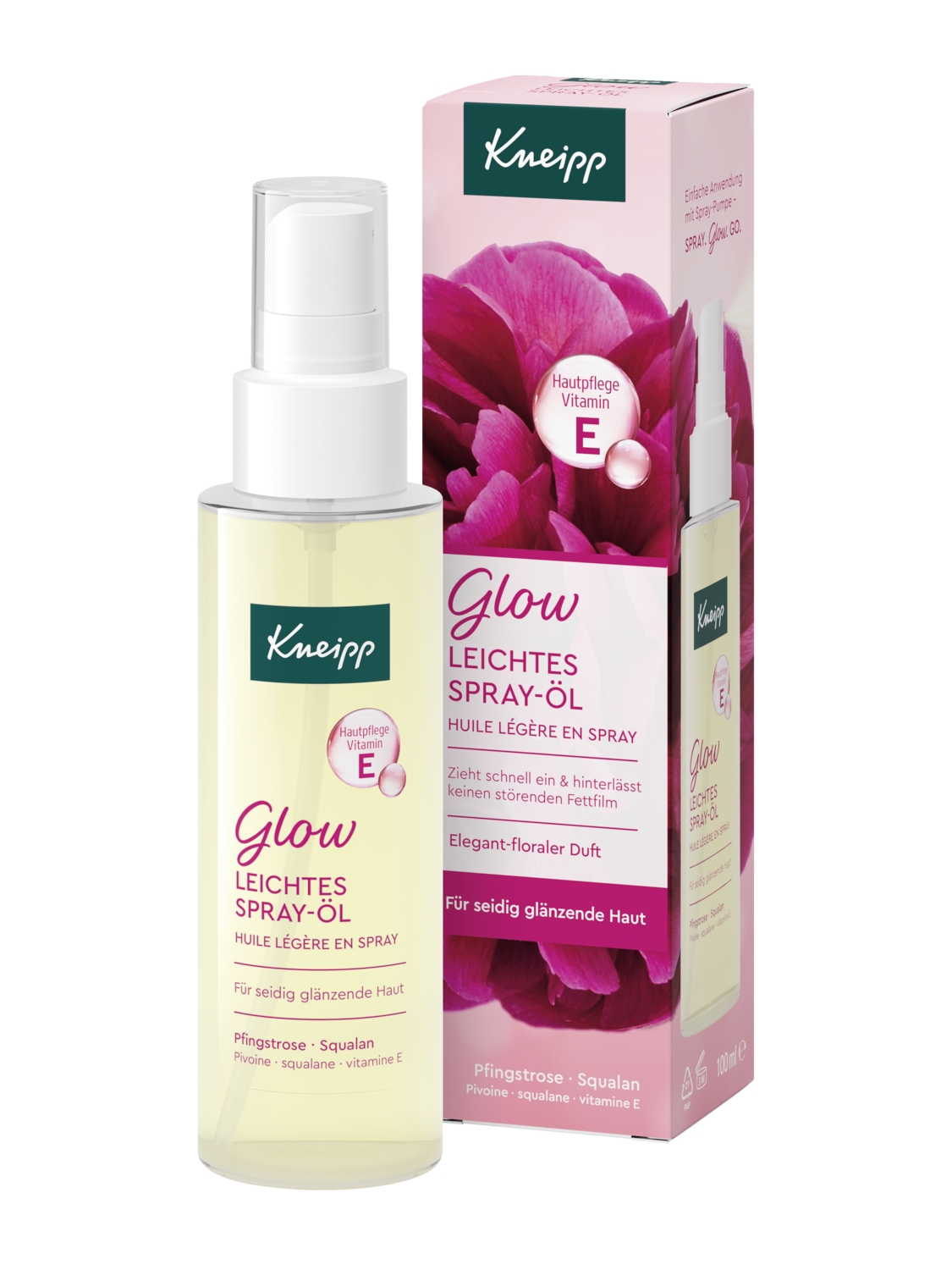 Kneipp Leichtes Spay-&Ouml;l Glow - Vorderansicht