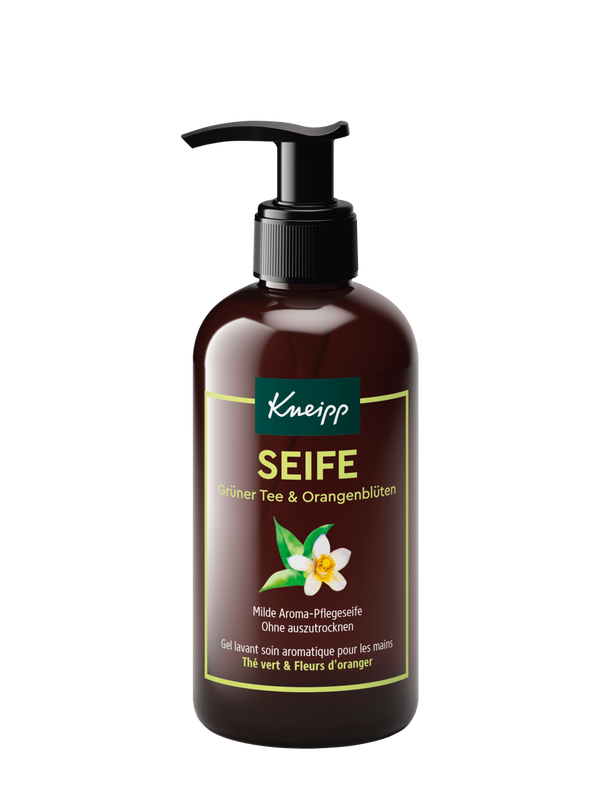 Milde Aroma-Pflegeseife Gr&uuml;ner Tee & Orangenbl&uuml;ten